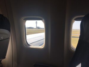 石垣島の飛行機からの風景